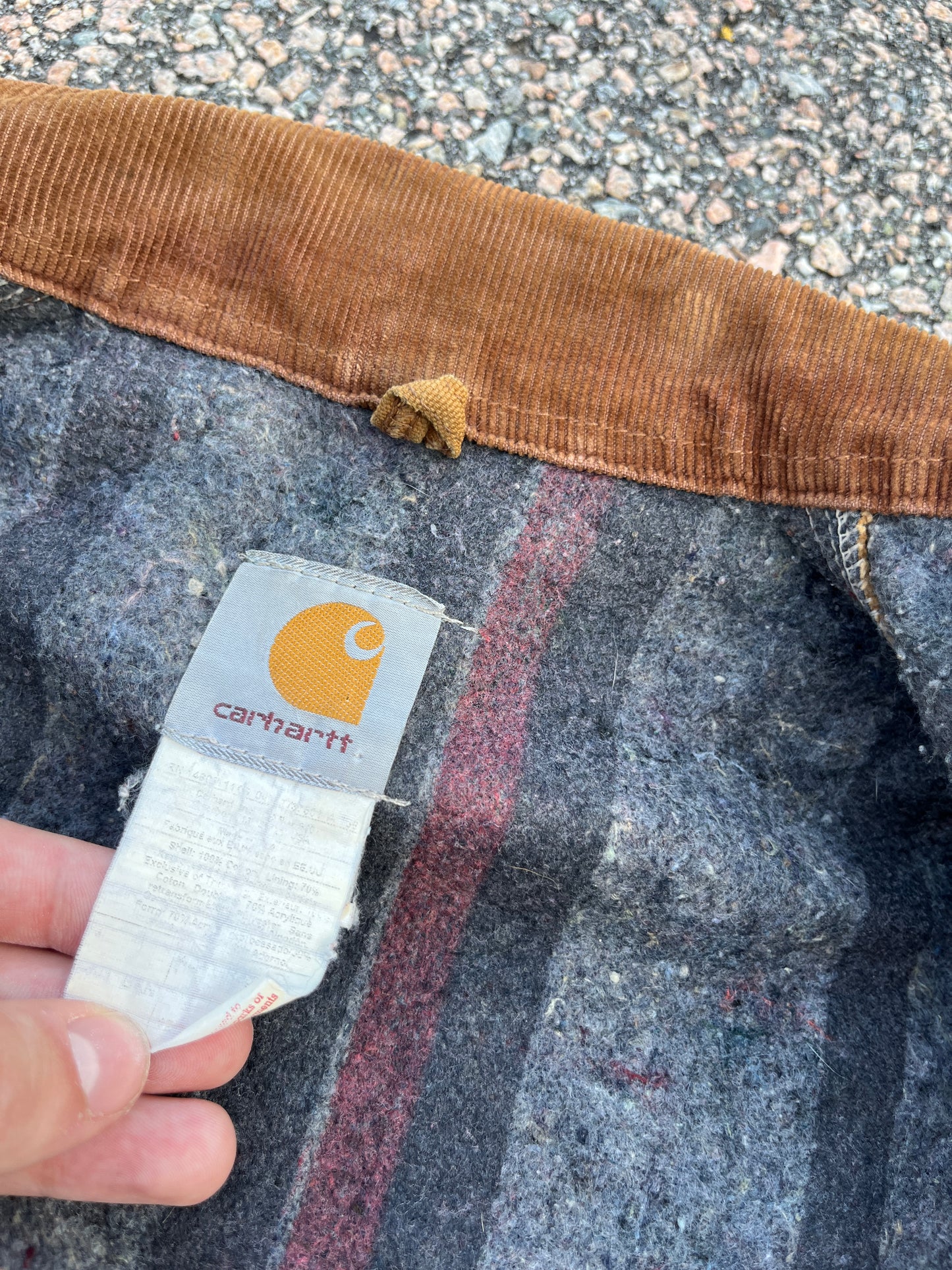 褪色棕褐色 Carhartt 底特律夹克 - 中号
