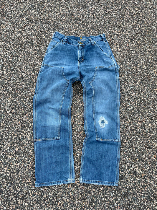 フェードデニム カーハート ダブルニーパンツ - 29 x 29