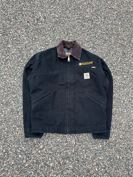 Faded Black Carhartt Detroit Jacket - Fits S-M