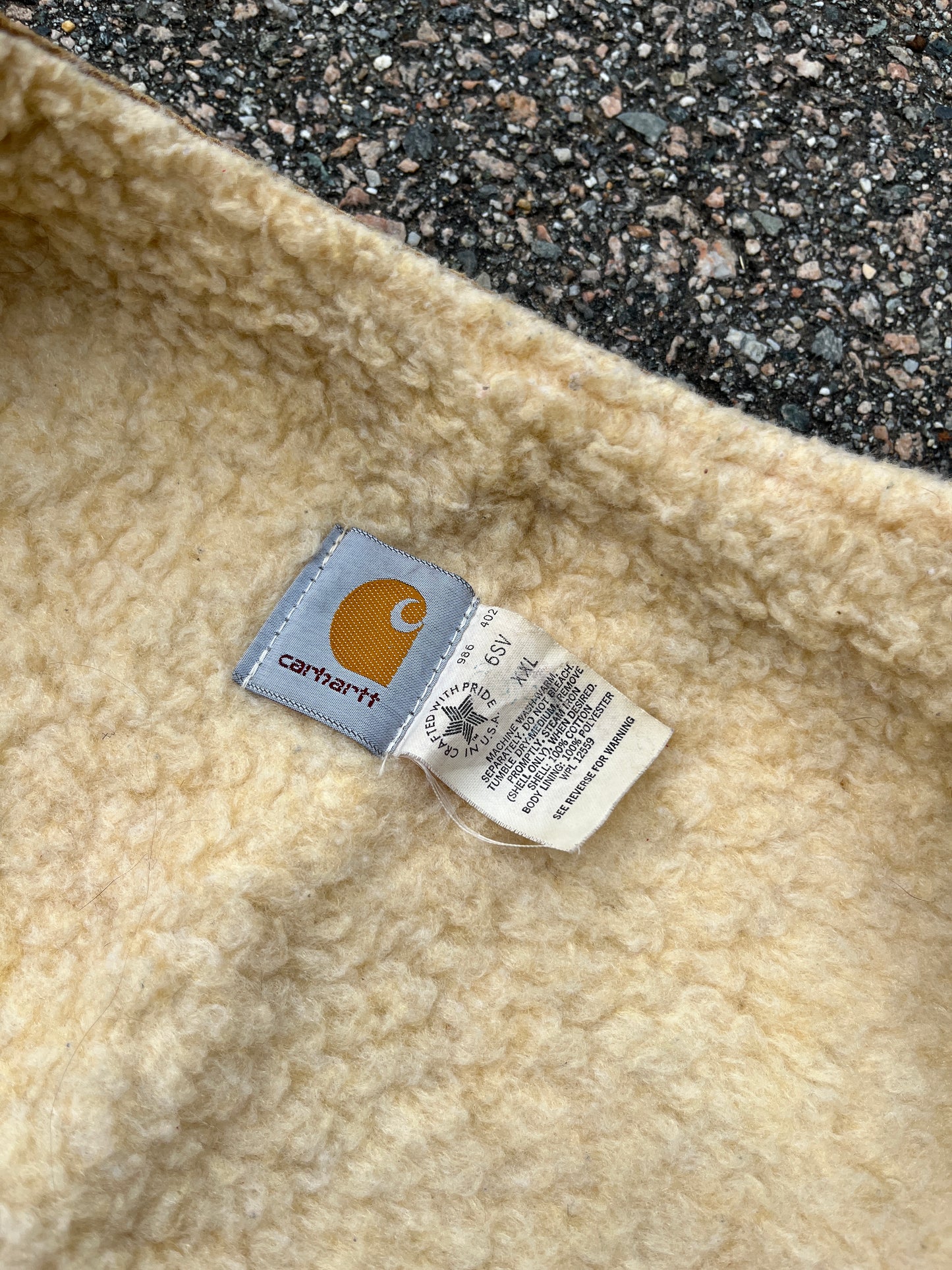 80年代カーハート フェードタンベスト - ボックス型ラージ