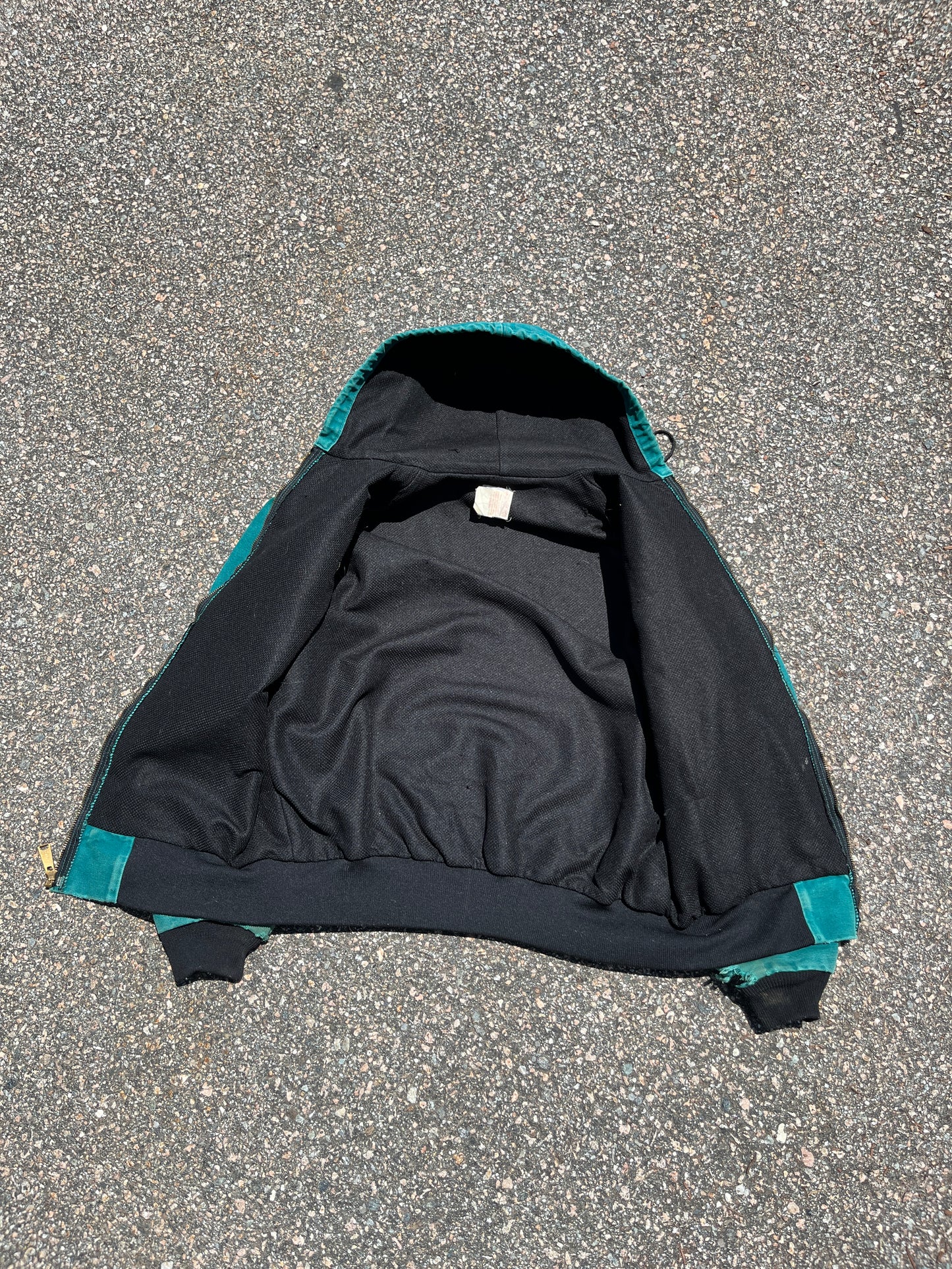 Faded Teal Carhartt Jacket - Large