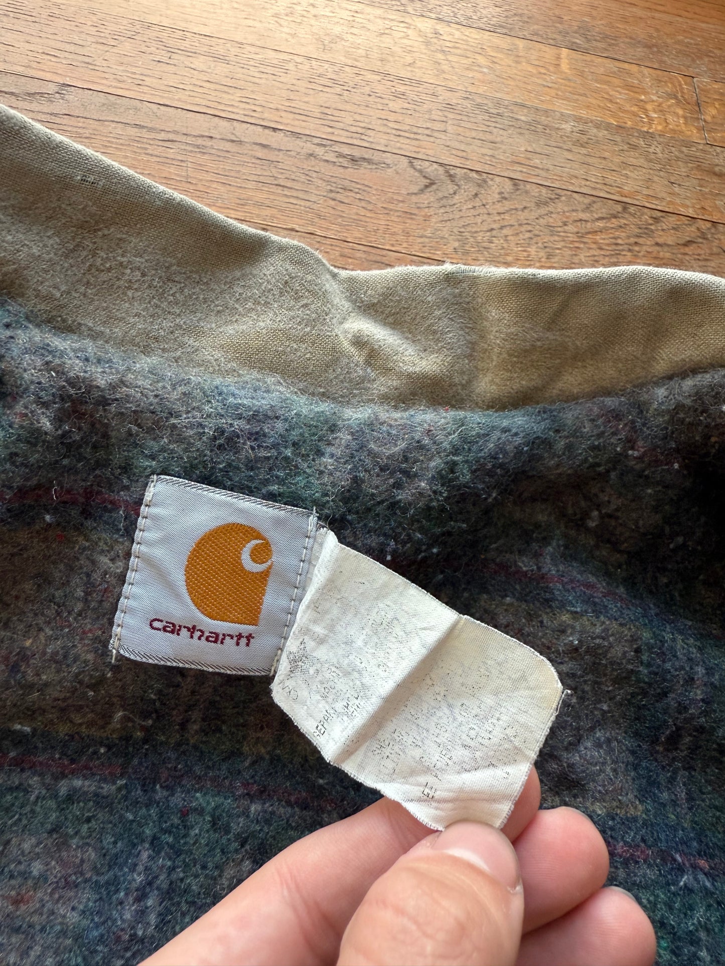 Faded Hunter Green Carhartt Trucker Jacket - Boxy Medium