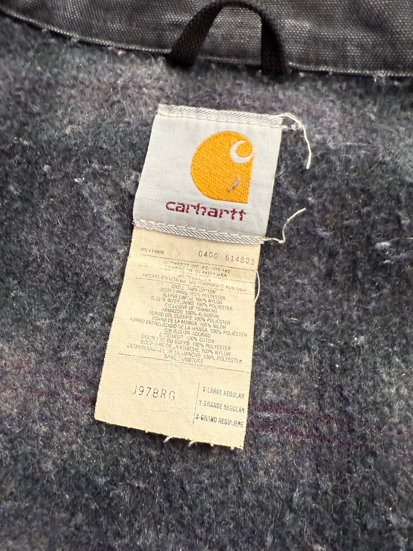 Faded Burgundy Carhartt Detroit Jacket - Boxy L-XL