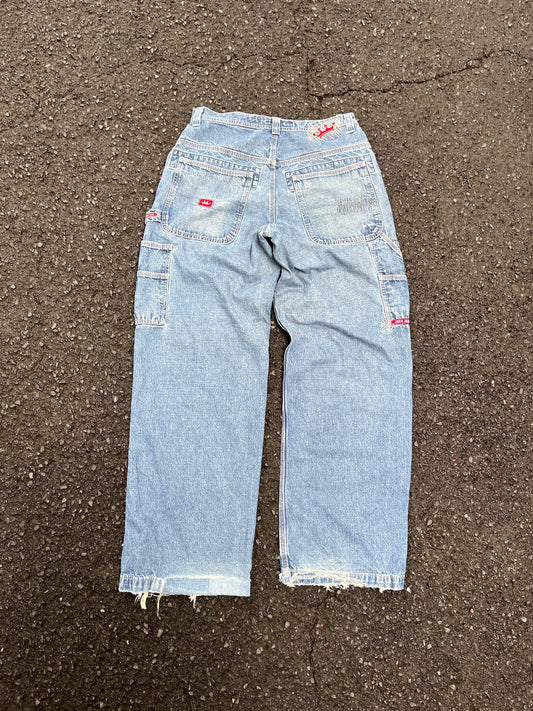 ヴィンテージ フェード Jnco トライバル カーペンター グレイル - 33.5 x 33