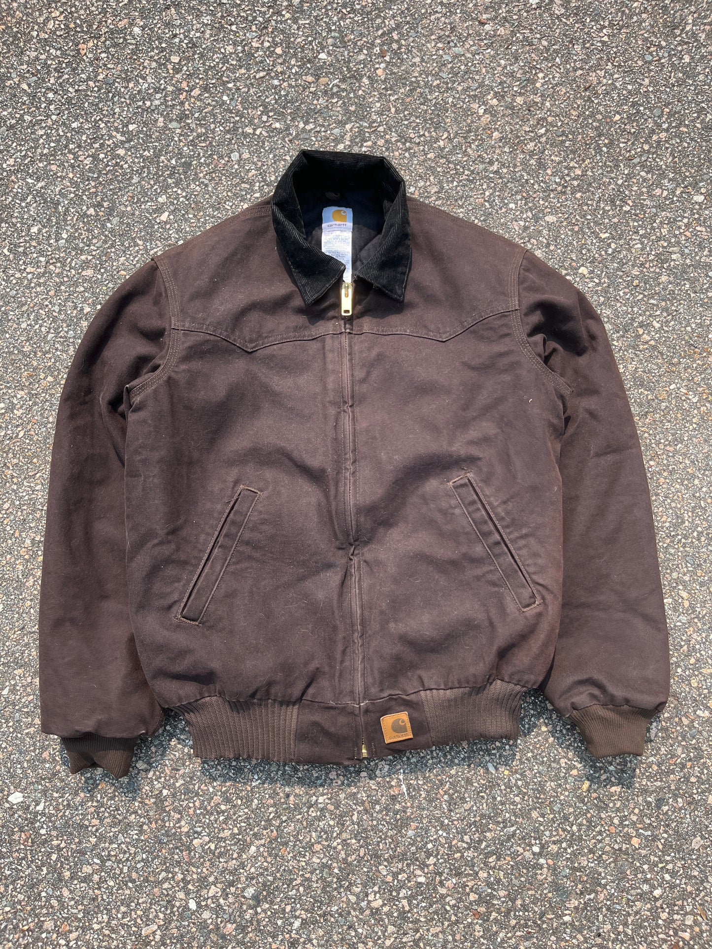 棕色 Carhartt Santa Fe 夹克 - 中号