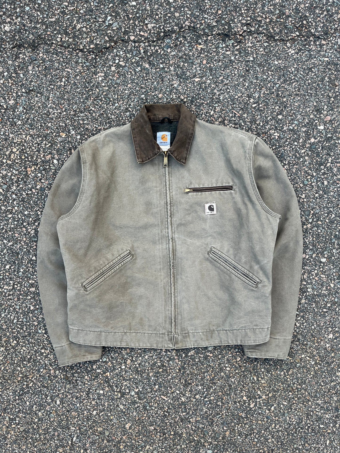 Faded Desert Sand Carhartt Detroit Jacket - Boxy M-L