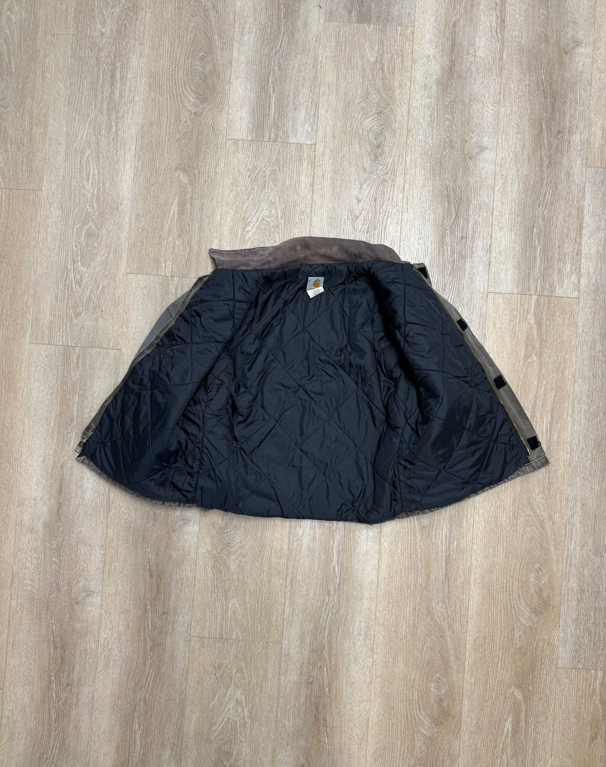 Faded Chestnut Brown Carhartt Arctic Jacket - Boxy M-L