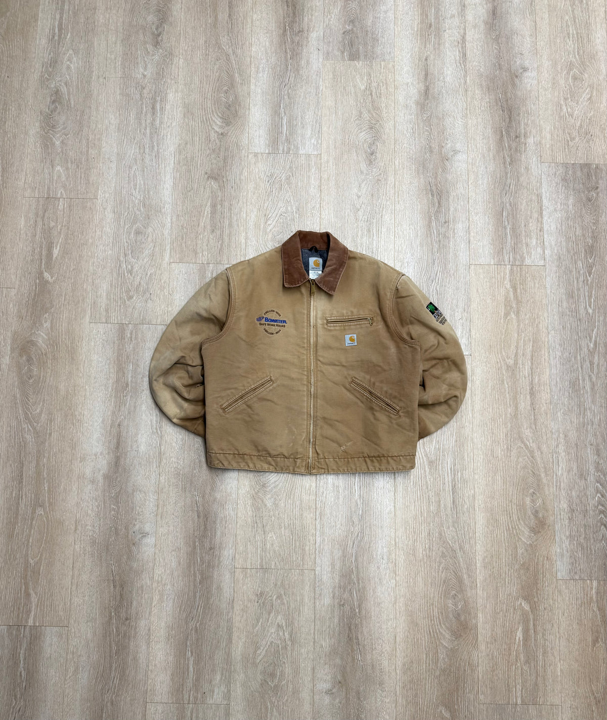 Faded Brown Carhartt Detroit Jacket - Large