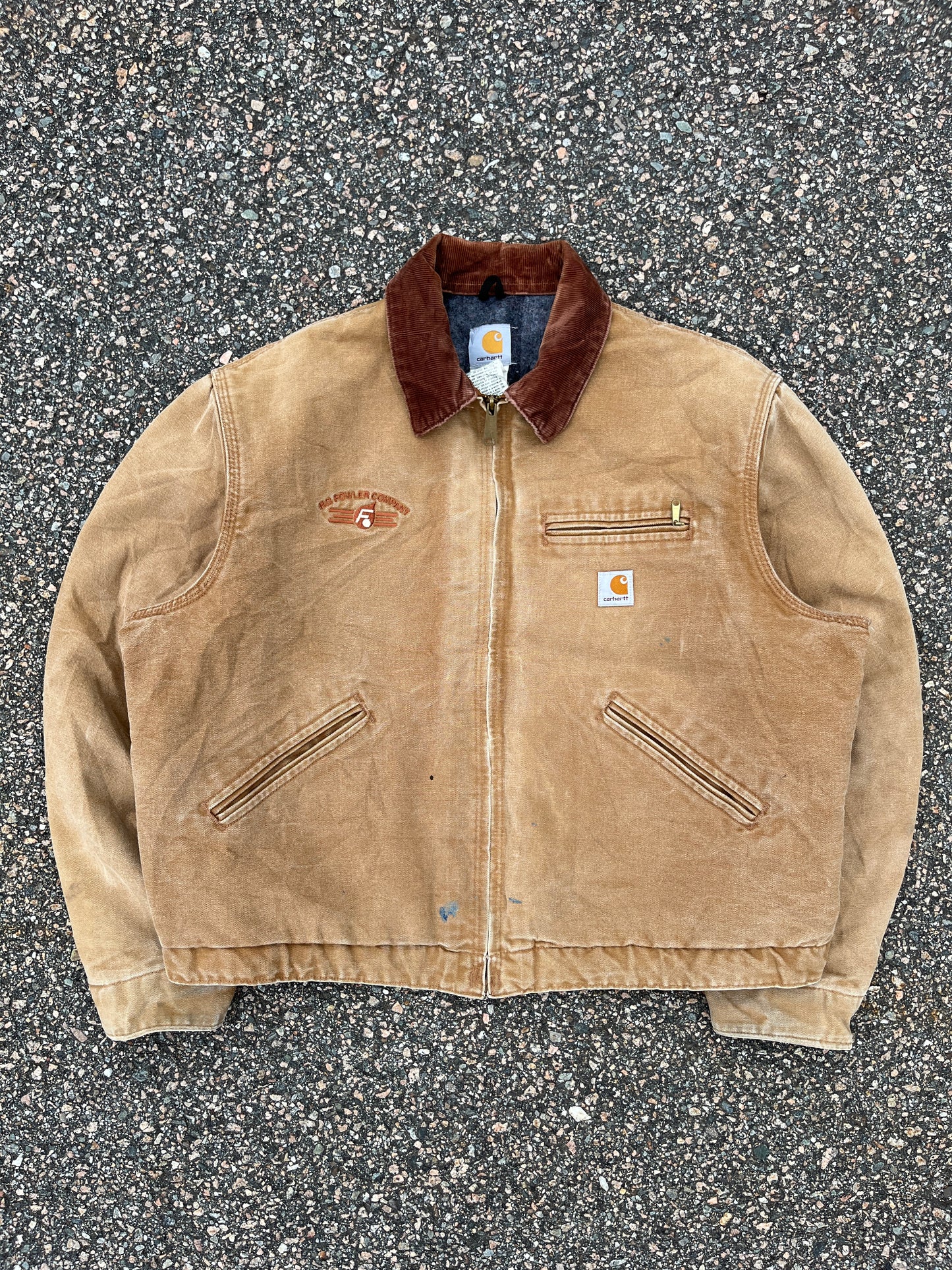 Faded Brown Carhartt Detroit Jacket - Boxy Large