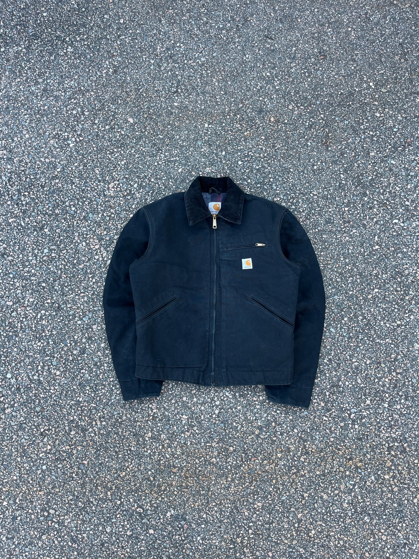 Faded Black Carhartt Detroit Jacket - Small