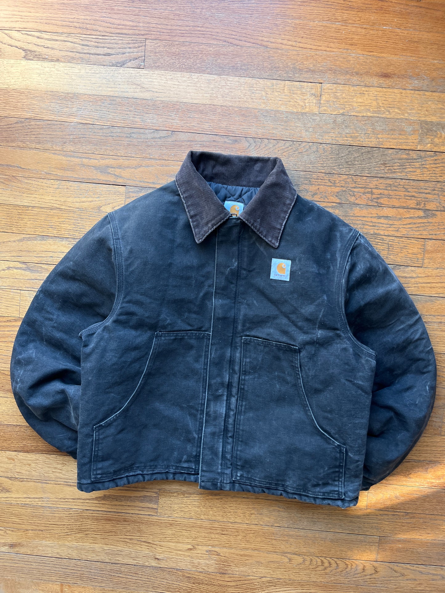 Faded Black Carhartt Arctic Jacket - Boxy Medium