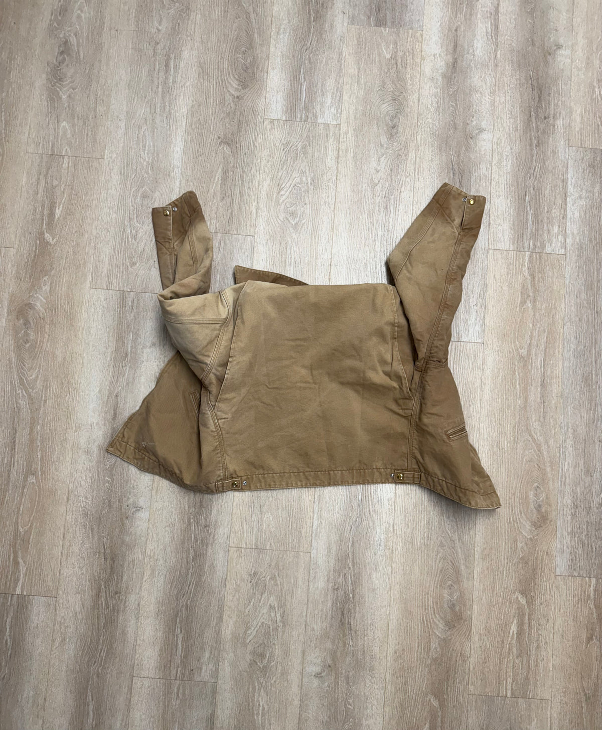 Faded Brown Carhartt Detroit Jacket - Large