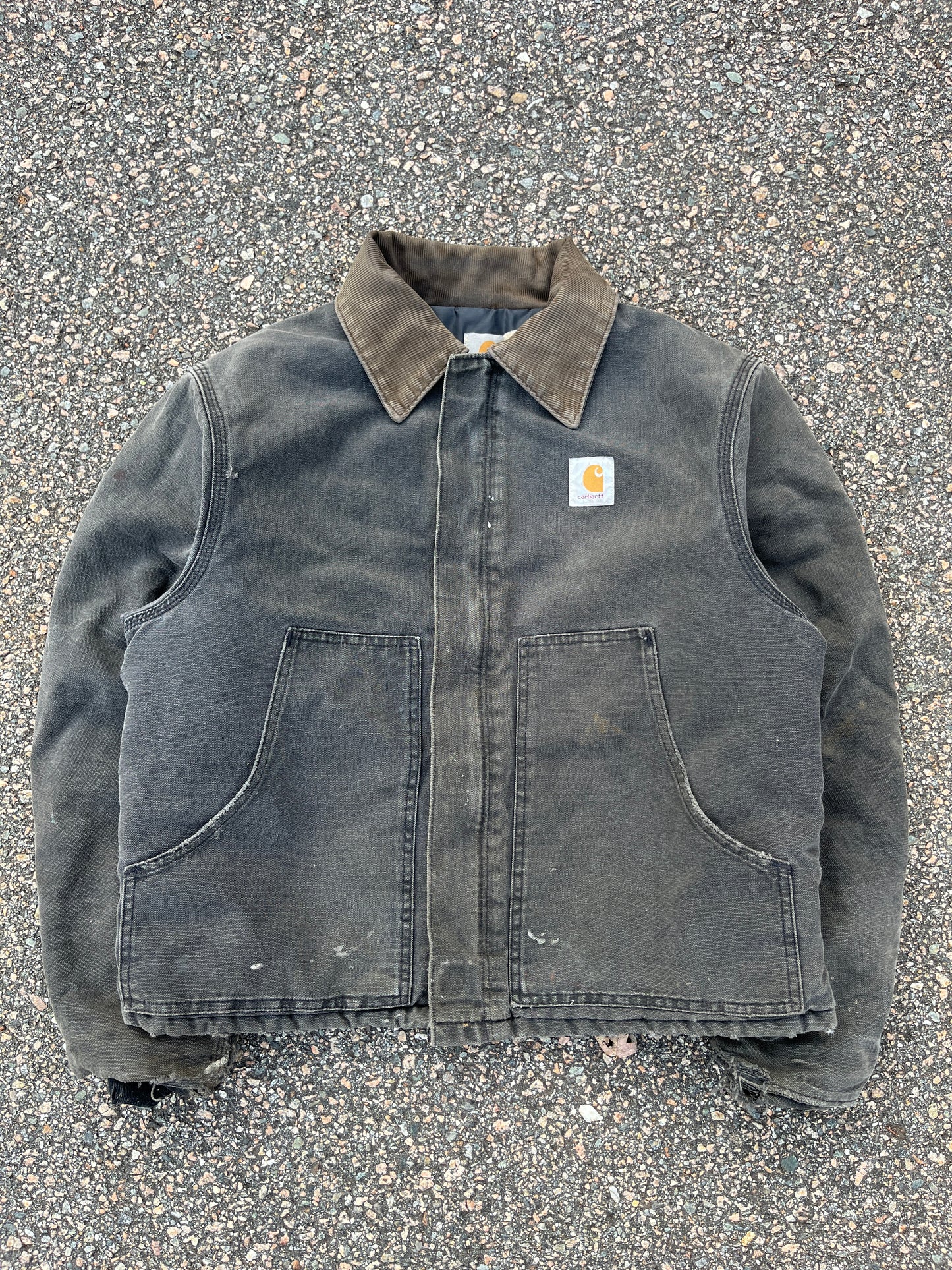 褪色黑色 Carhartt 北极夹克 - 中号