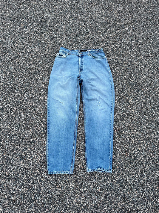 Levi's 褪色牛仔 Silvertab 宽松 501 裤子 - 34 x 34