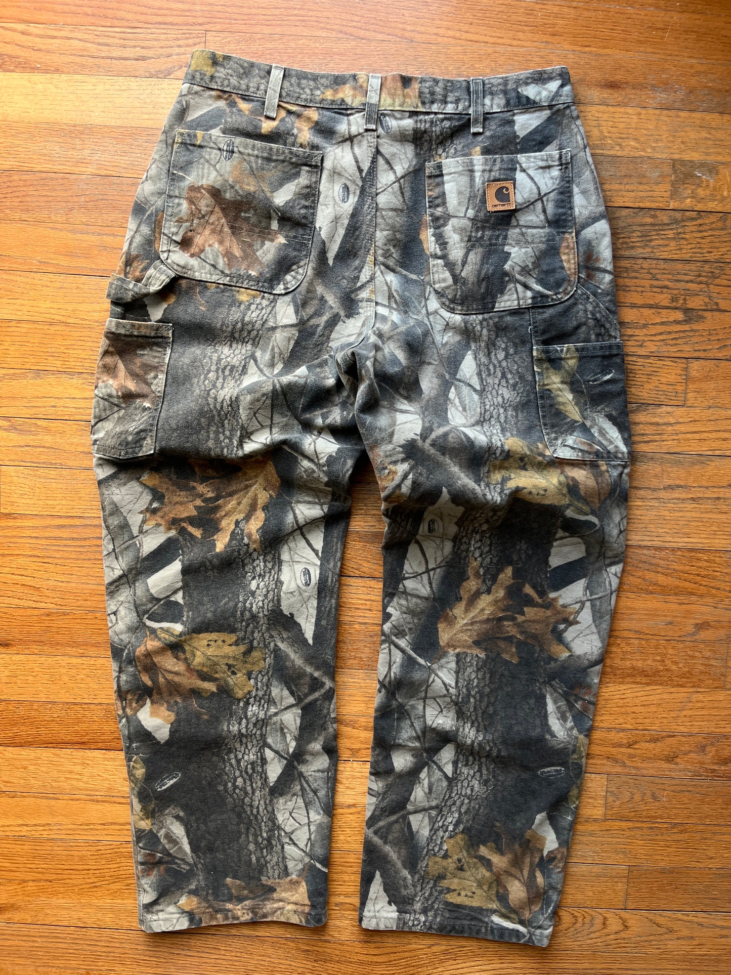 Faded Realtree Carhartt Carpenter Pants - 34 x 30