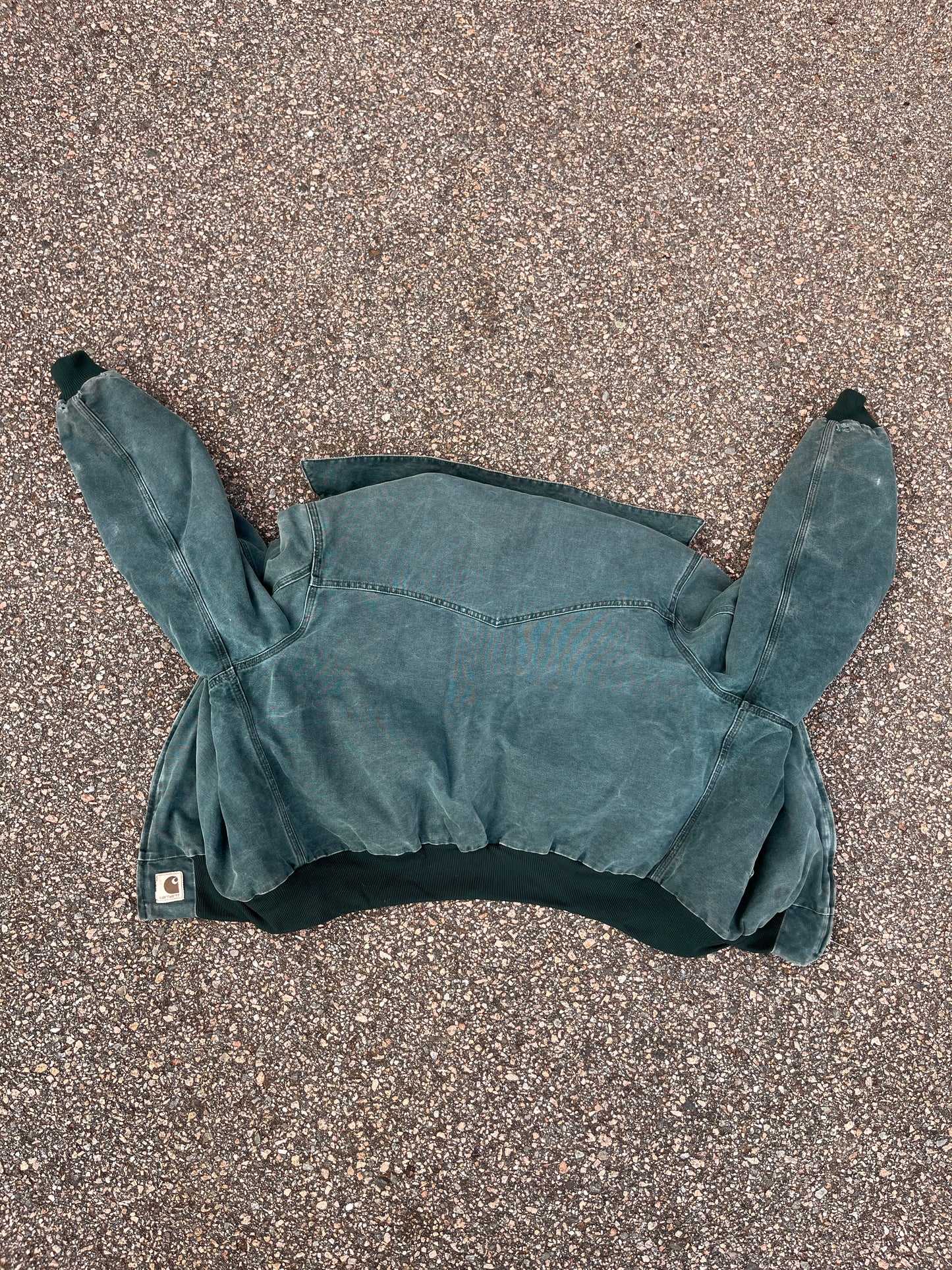 褪色猎人绿色 Carhartt Santa Fe 夹克 - Boxy XL