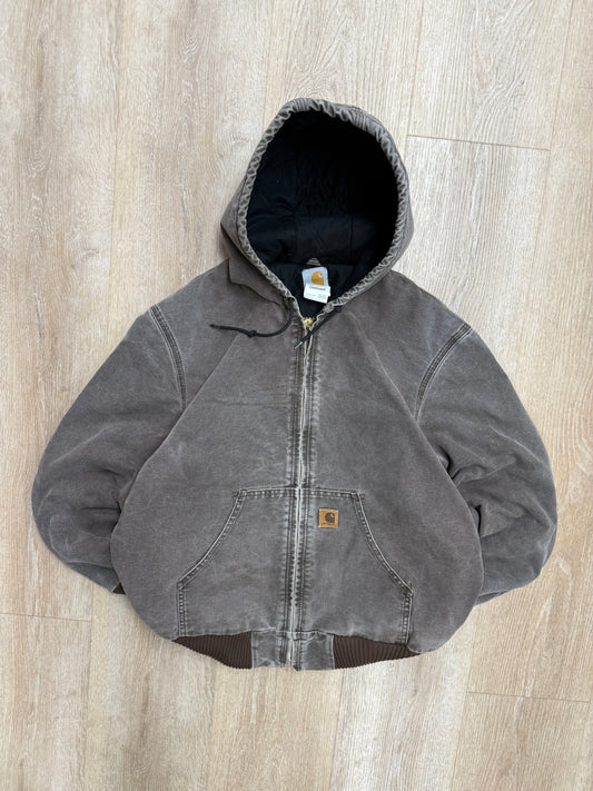 Faded Chestnut Brown Carhartt Active Jacket - Medium