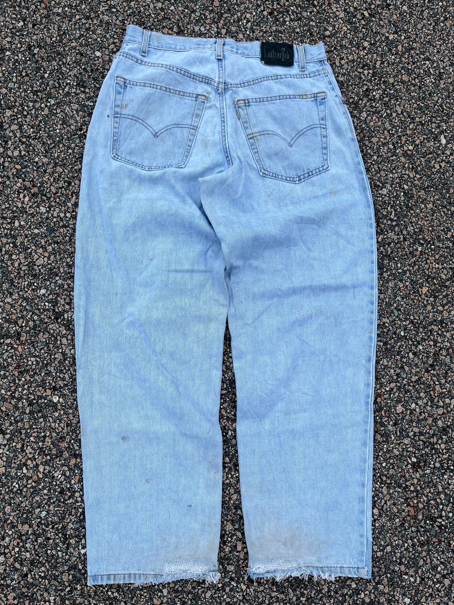 Levi’s 570 Silvertab Faded Denim Baggy Fit Pants - 33 x 31.5