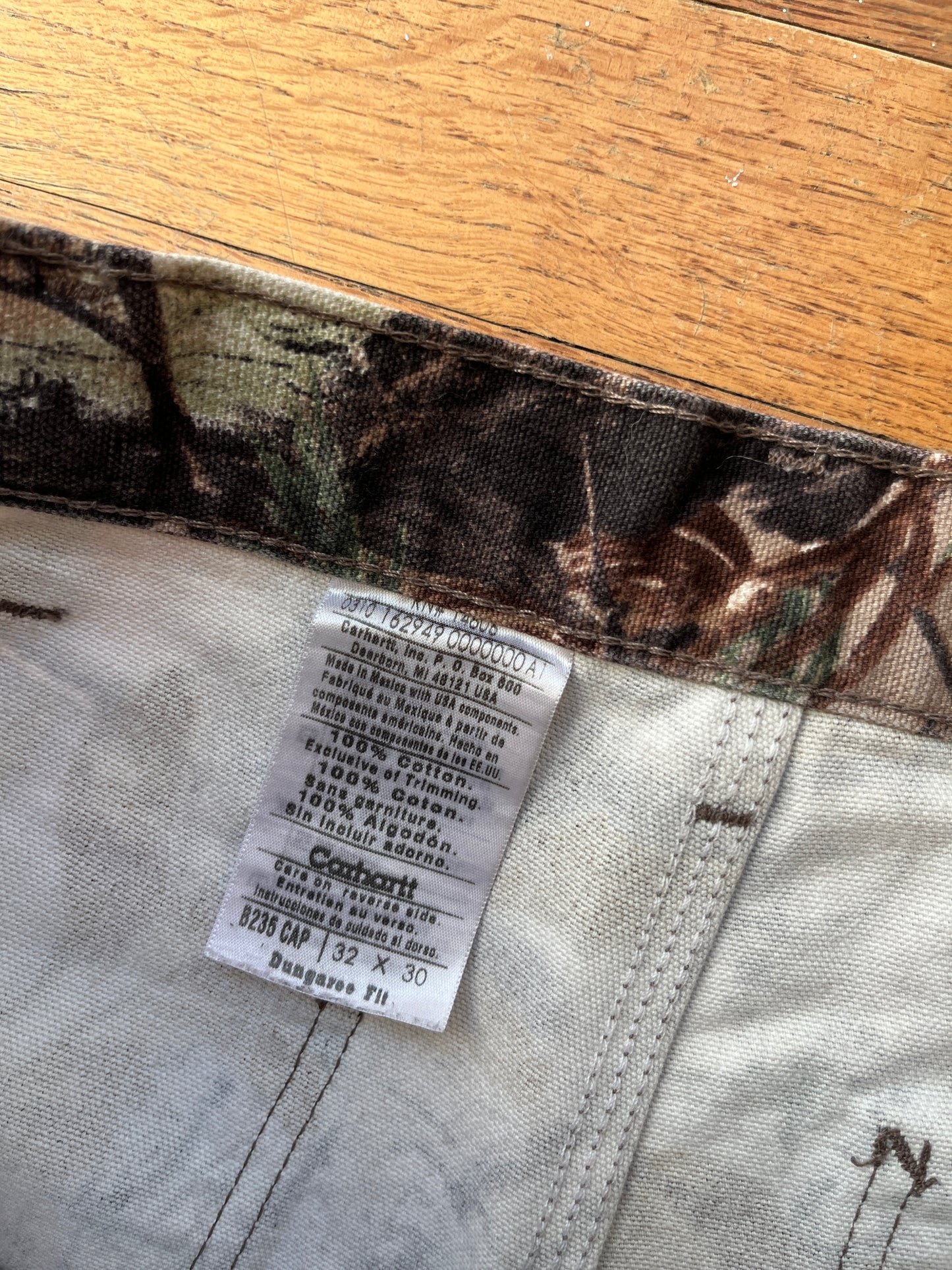 Faded Realtree Carhartt Carpenter Pants - 31 x 29.5