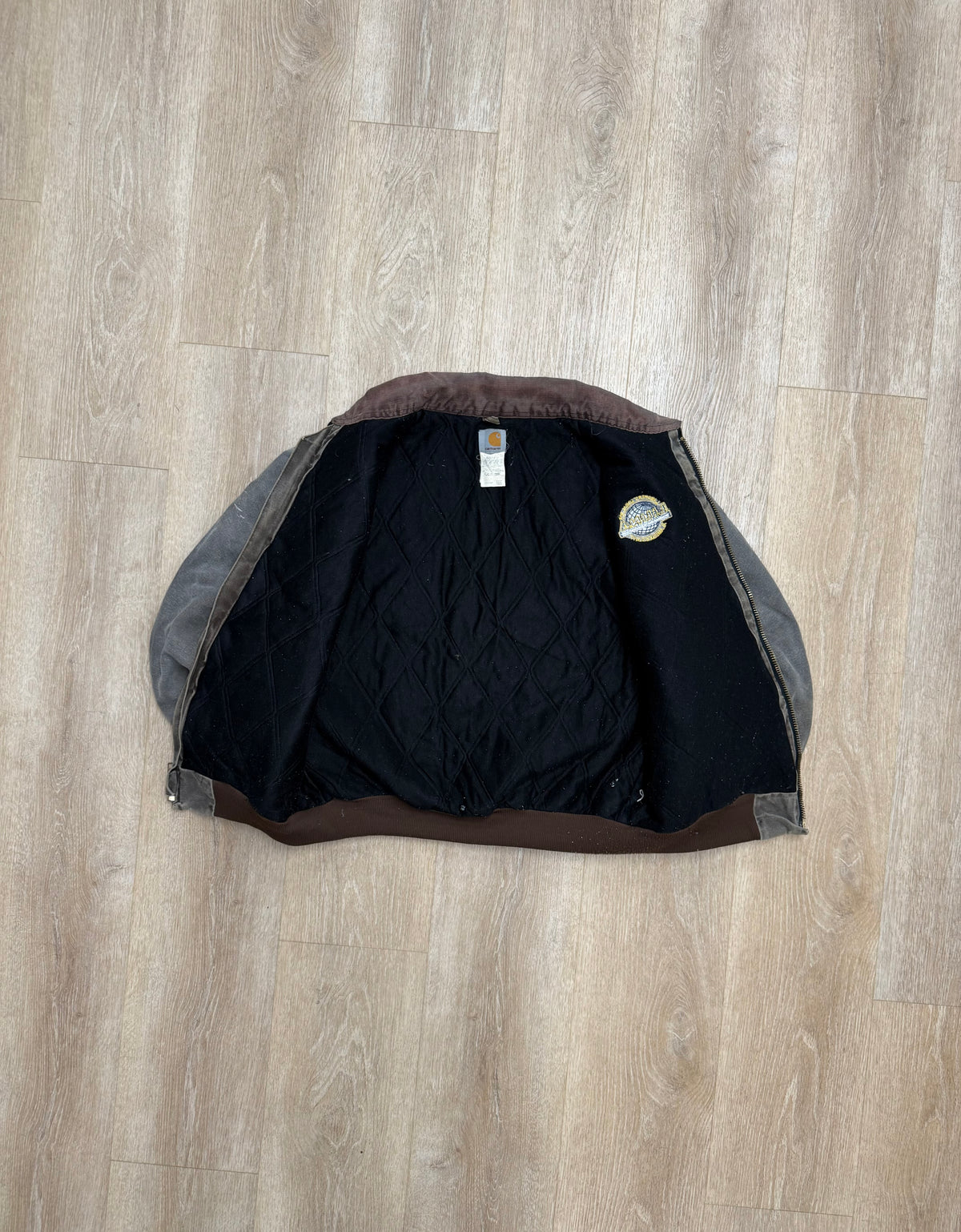 Faded Chestnut Brown Carhartt Santa Fe Jacket - Large