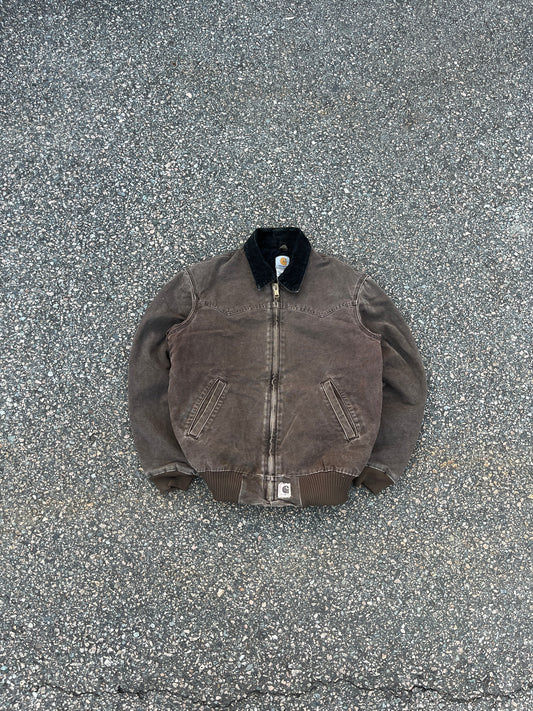 Faded Chestnut Brown Carhartt Santa Fe Jacket - Medium