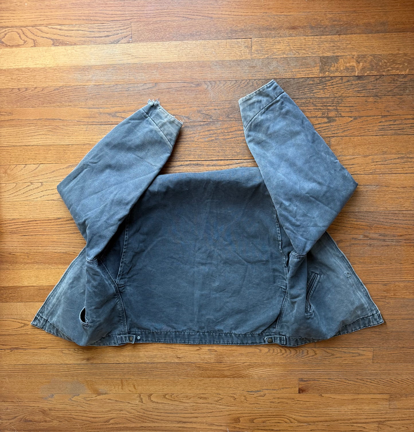 Faded Petrol Blue Carhartt Detroit Jacket - XL