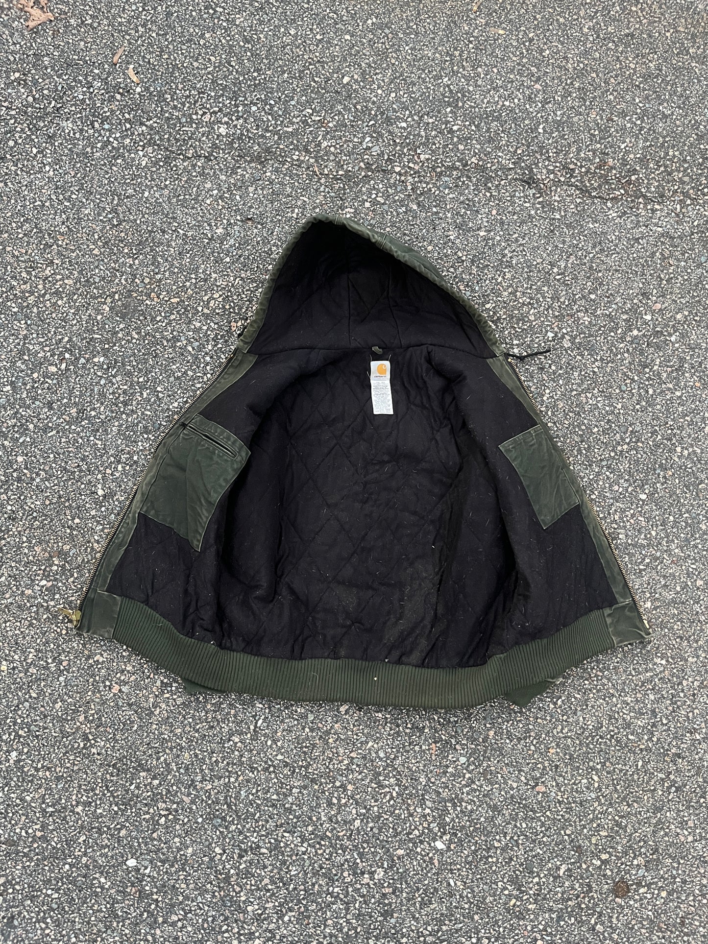 Faded Olive Green Carhartt Active Jacket - Large