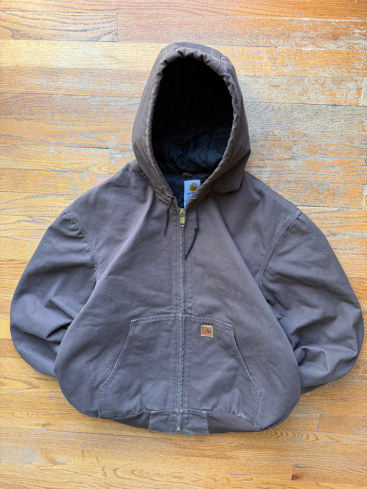 Faded Brown Carhartt Active Jacket - XL