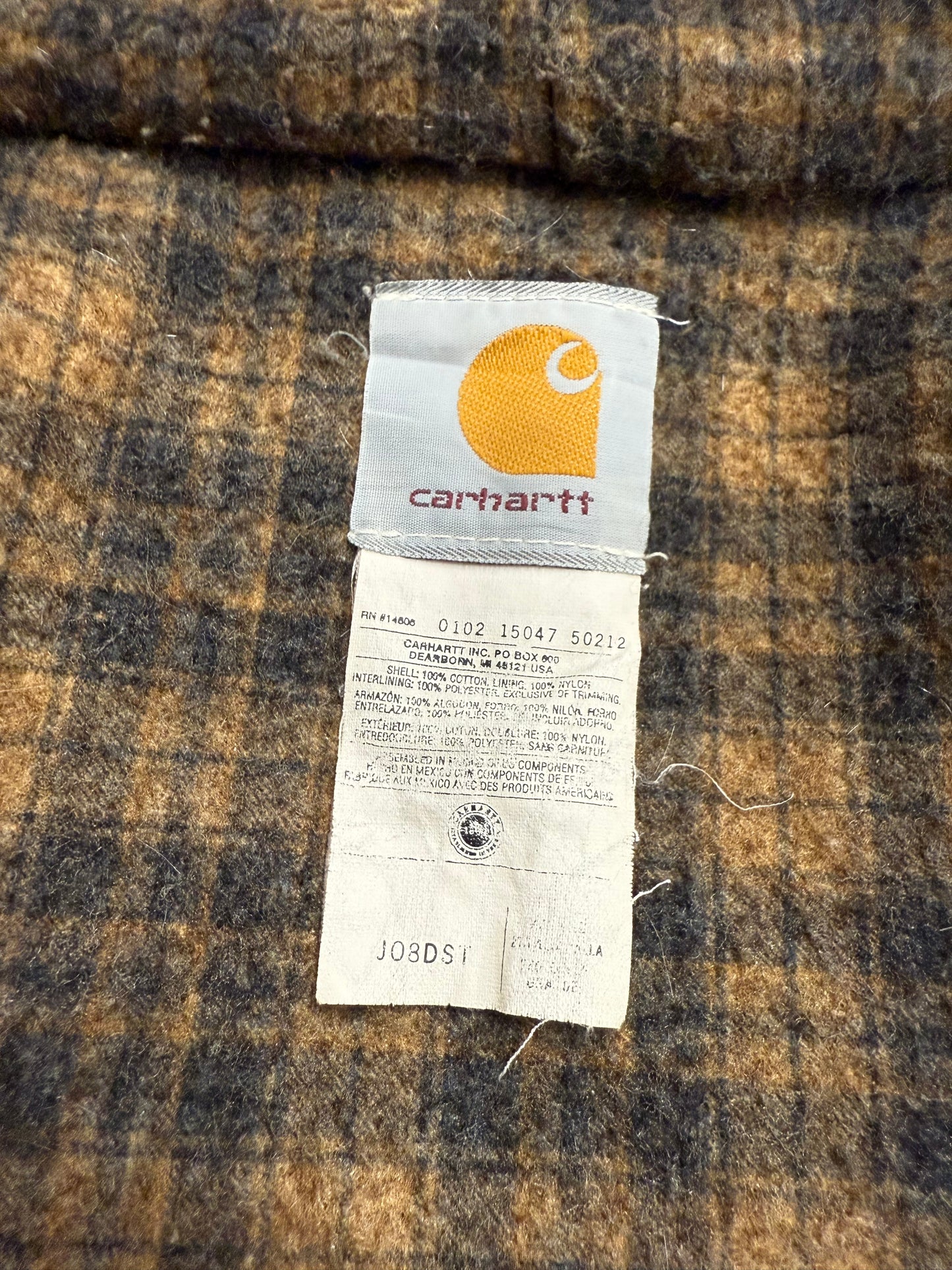Faded Denim Carhartt Active Jacket - 3XL