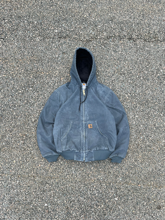 Faded Storm Blue Carhartt Active Jacket - Small