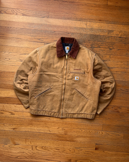 Faded Brown Carhartt Detroit Jacket - Boxy Large