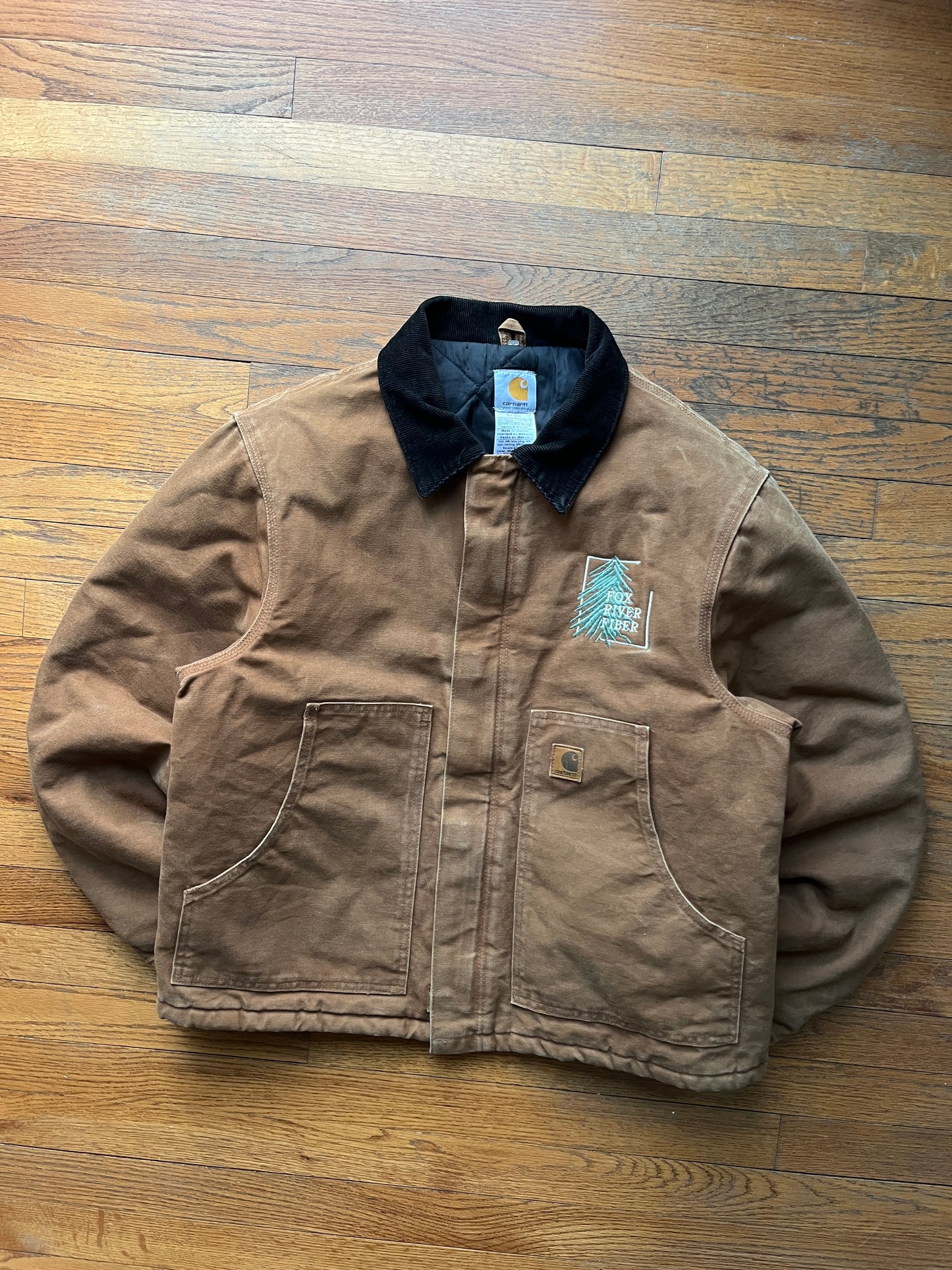 Faded Brown Carhartt Arctic Jacket - Fits M-L