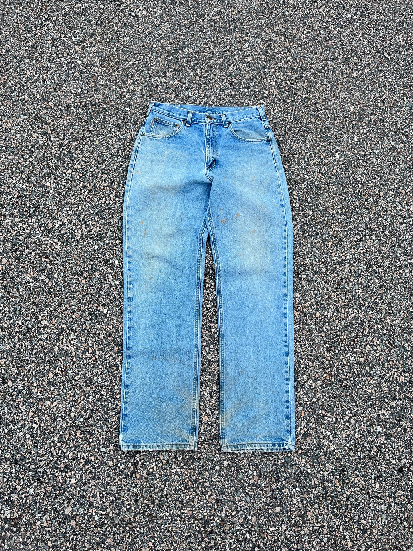 Faded Denim Carhartt Carpenter Pants - 32 x 33