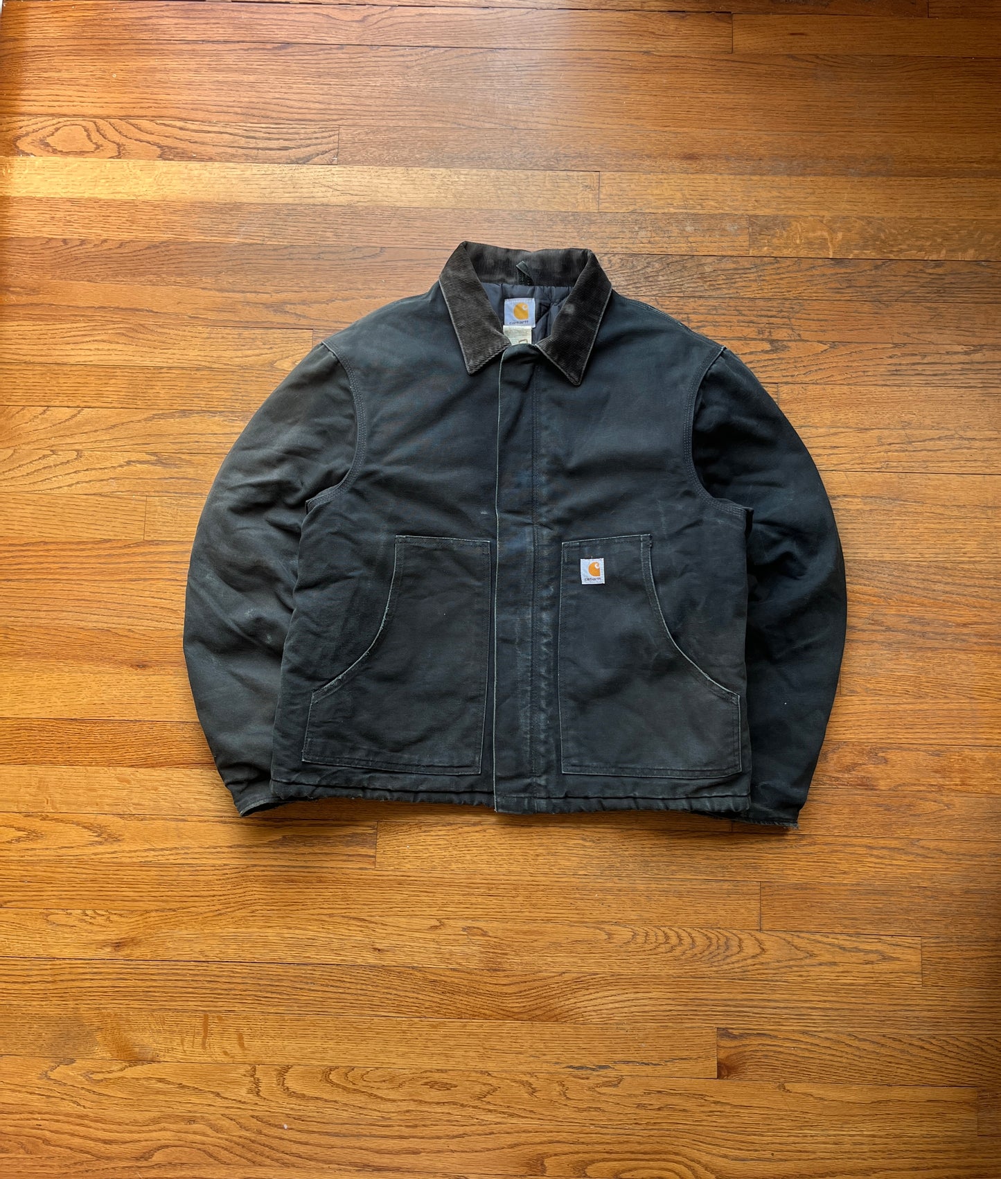 褪色黑色 Carhartt 北极夹克 - 中号