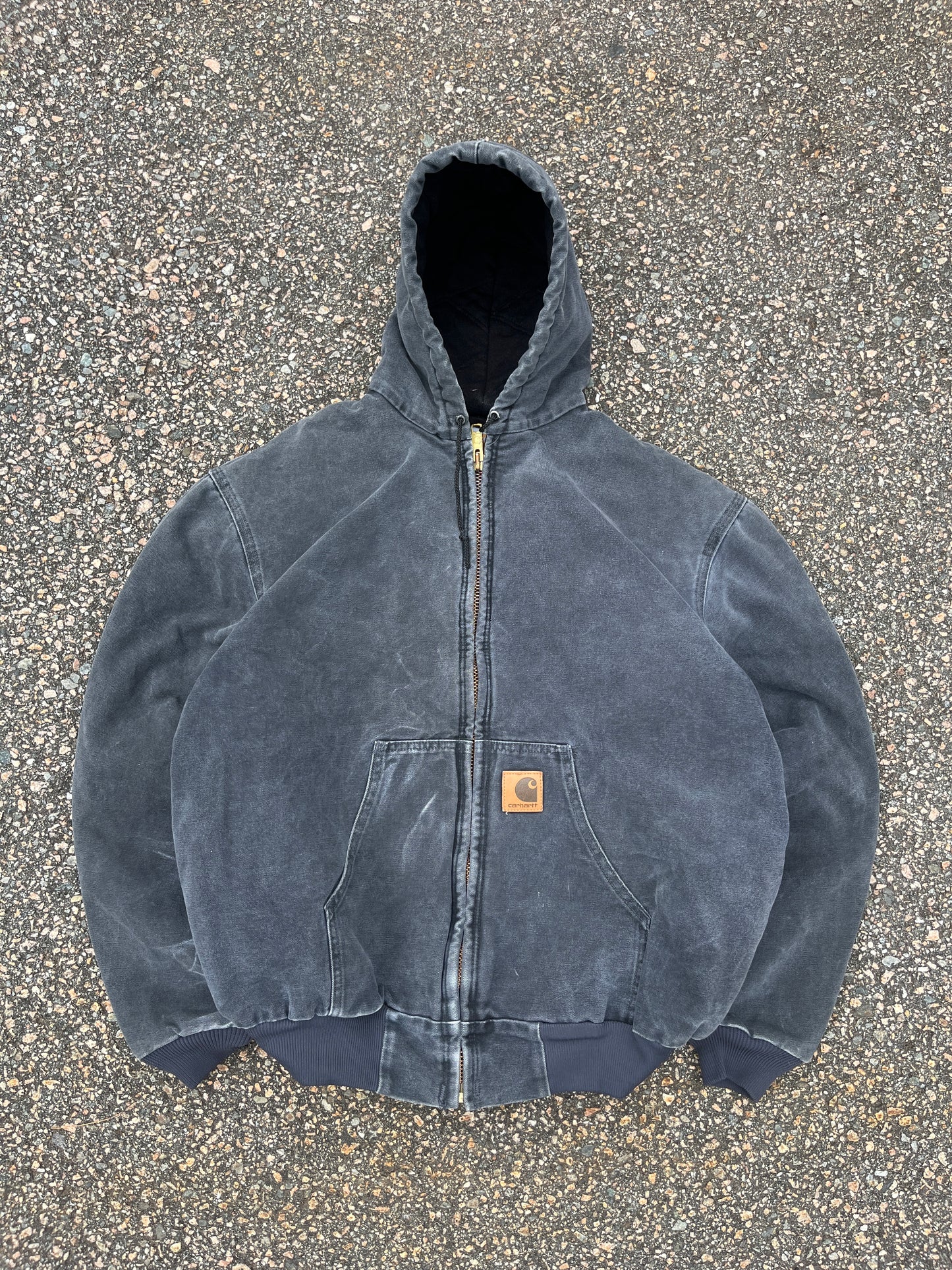 褪色汽油蓝色 Carhartt Active 夹克 - Boxy Large