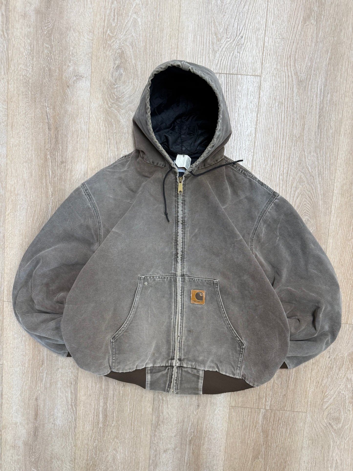 Faded Chestnut Brown Carhartt Active Jacket - Large