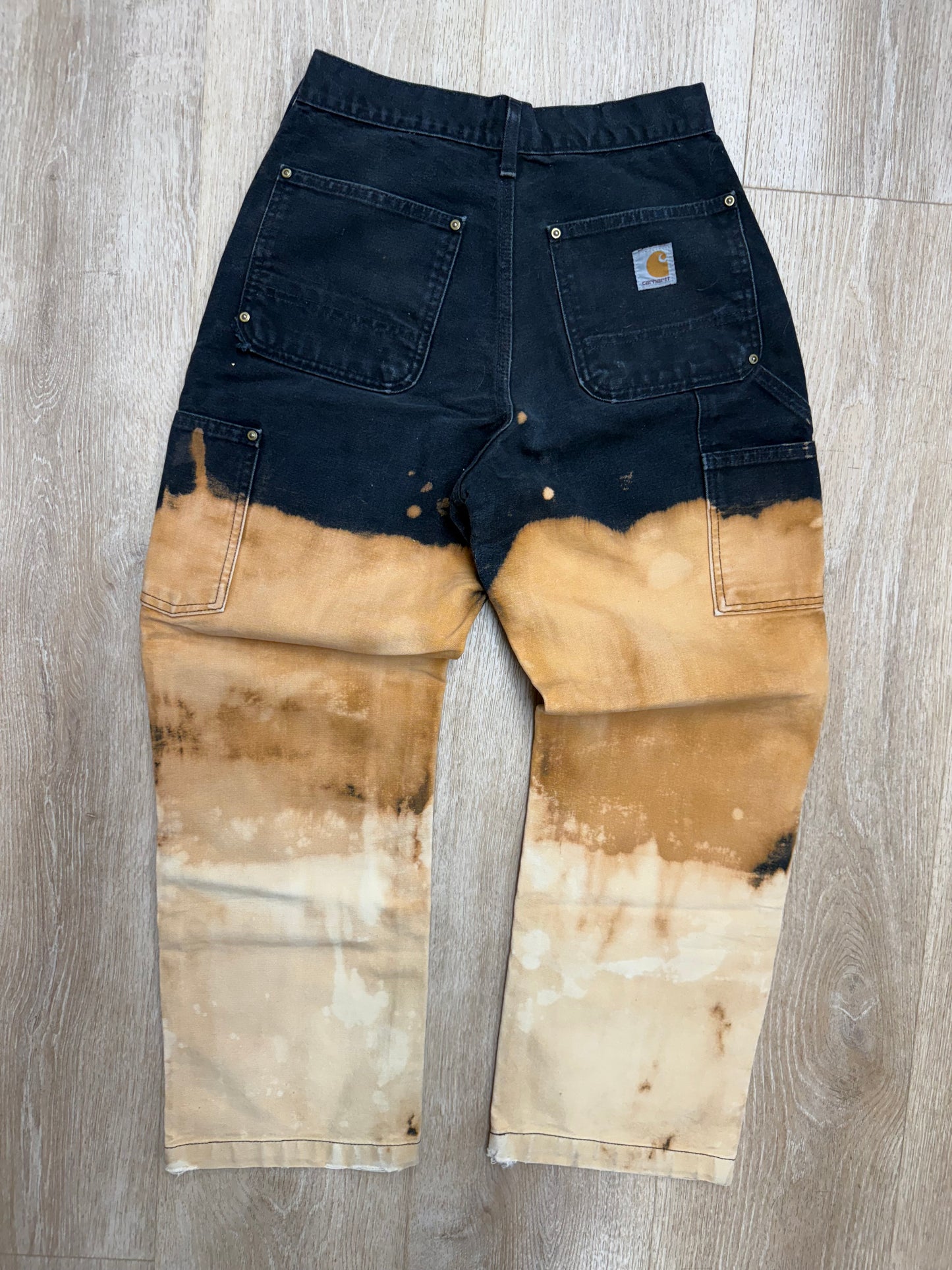 Faded and Dyed Carhartt Double Knee Pants - 26 x 27