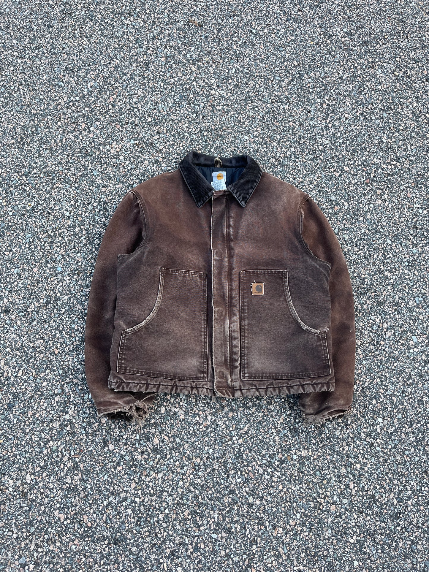 褪色棕色 Carhartt 北极夹克 - 中号宽松款