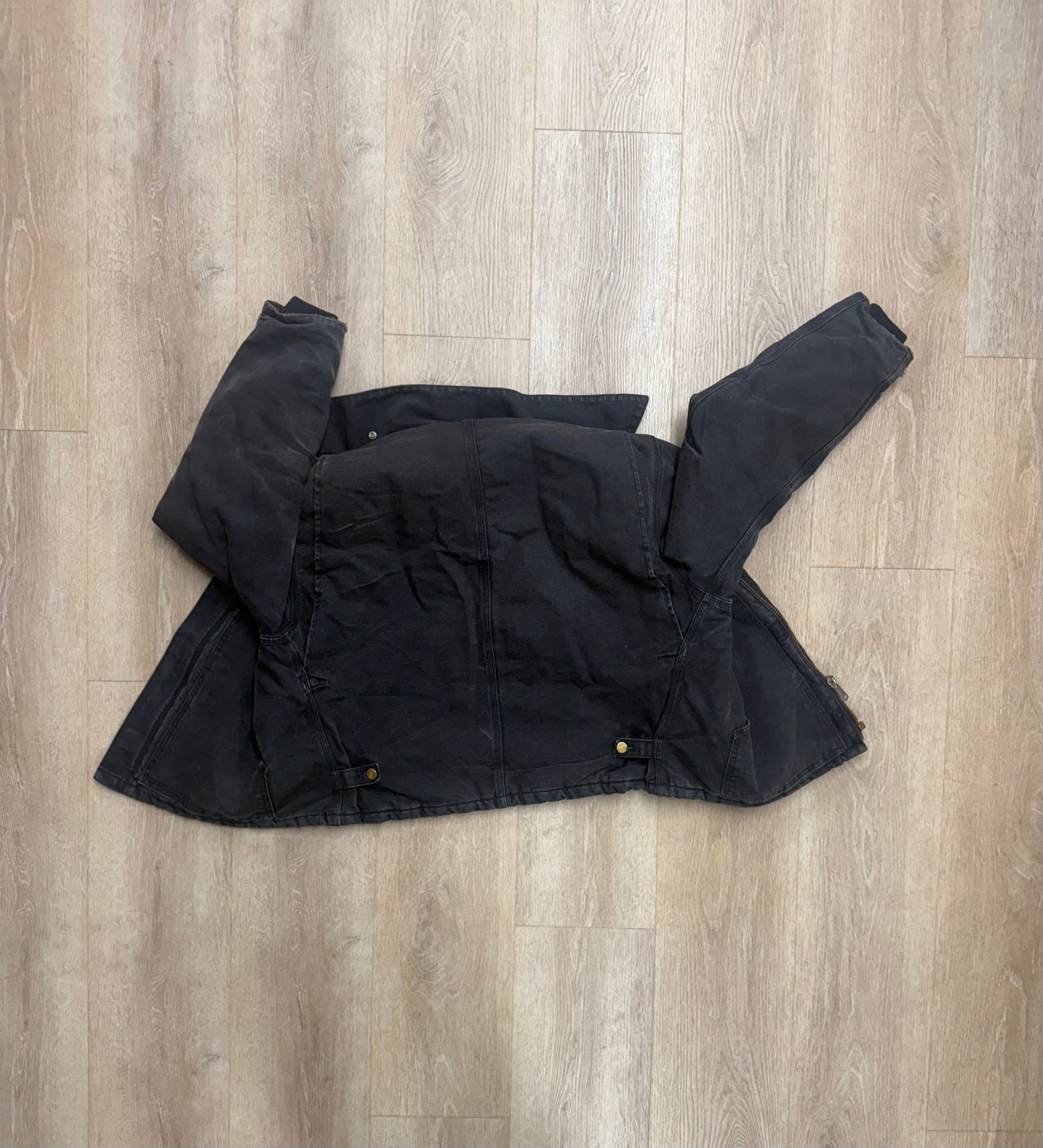 Faded Black Carhartt Arctic Jacket - Large