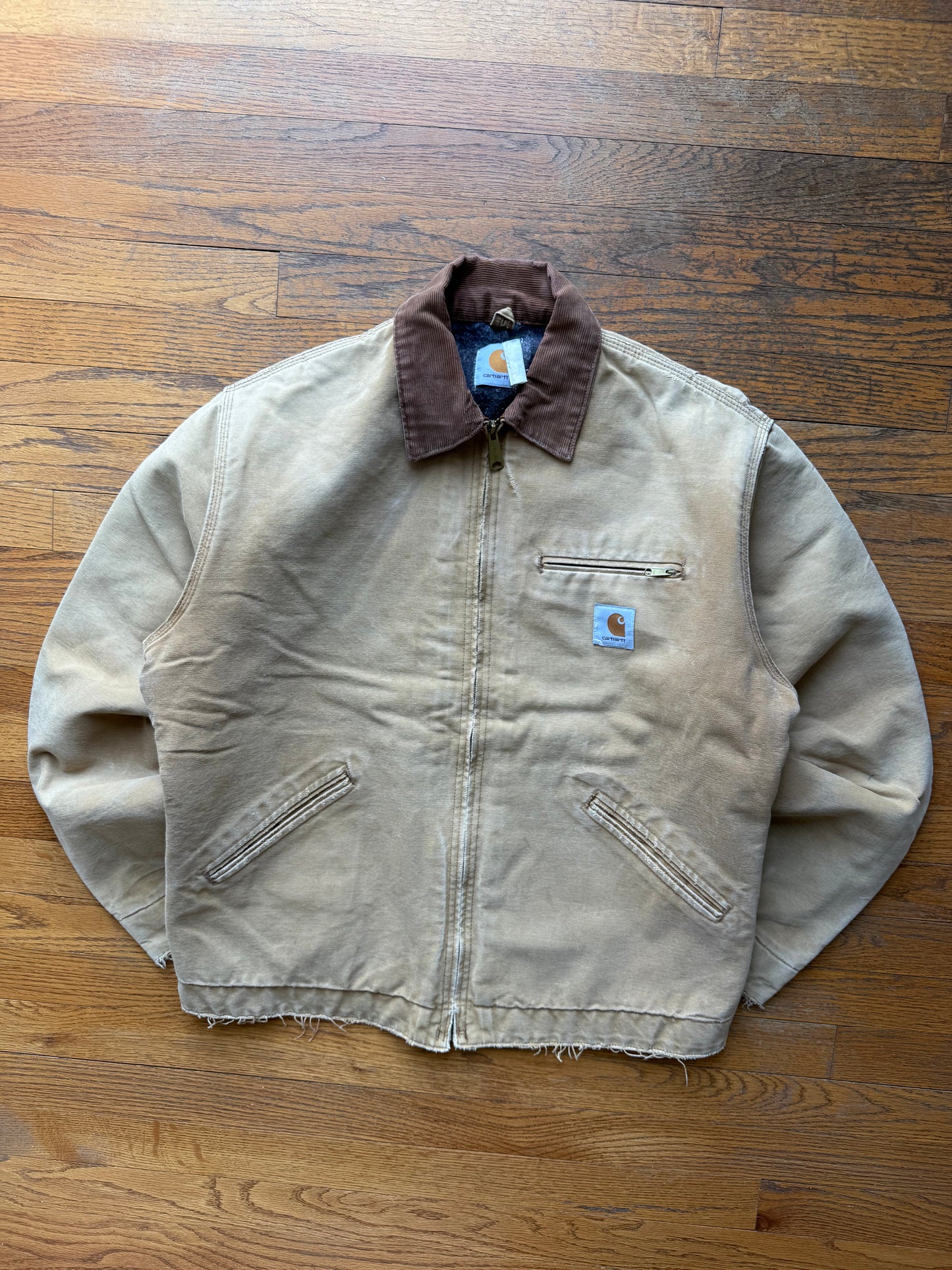 Faded Brown Carhartt Detroit Jacket - Medium Tall