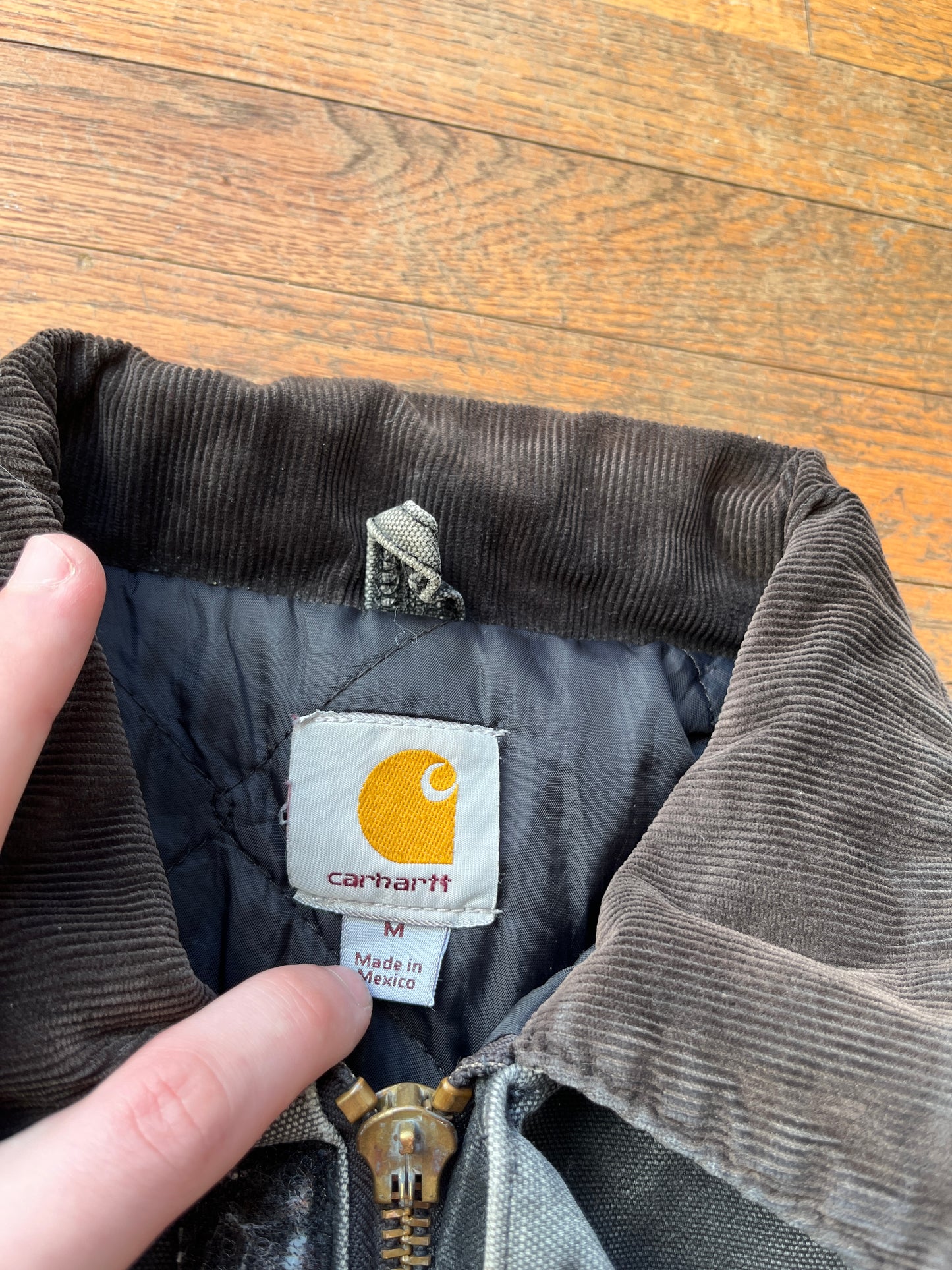 Faded Black Carhartt Arctic Jacket - Medium