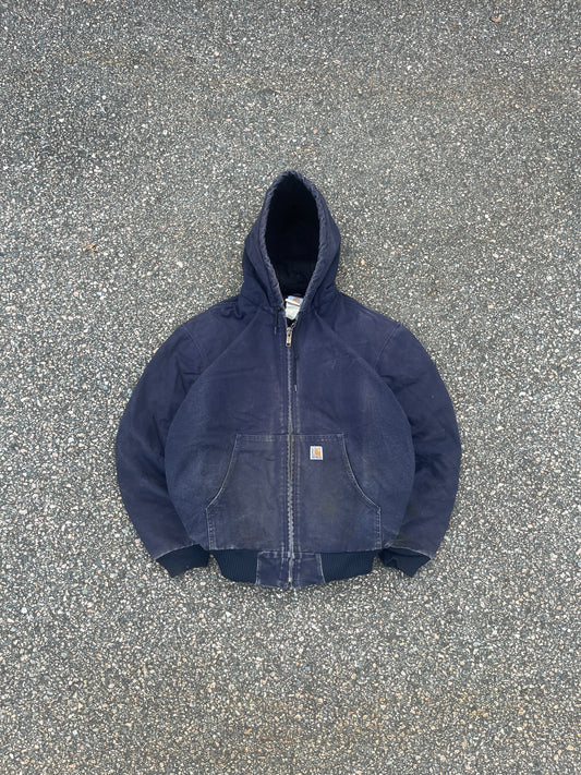 Faded Dark Navy Carhartt Active Jacket - XL