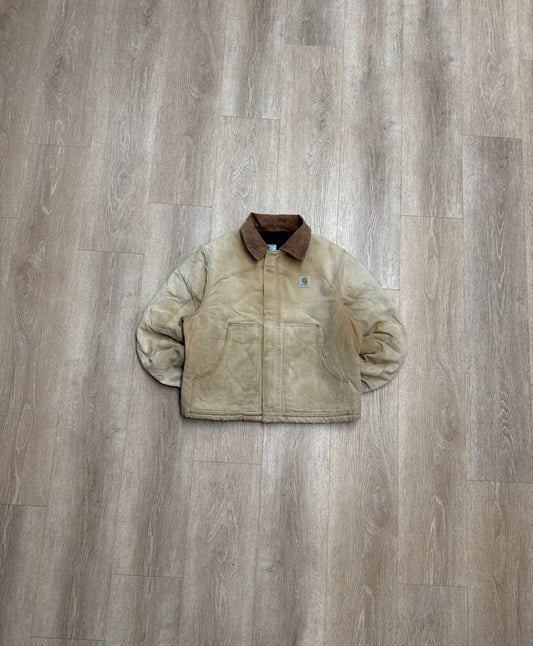 Faded Brown Carhartt Arctic Jacket - Boxy M-L