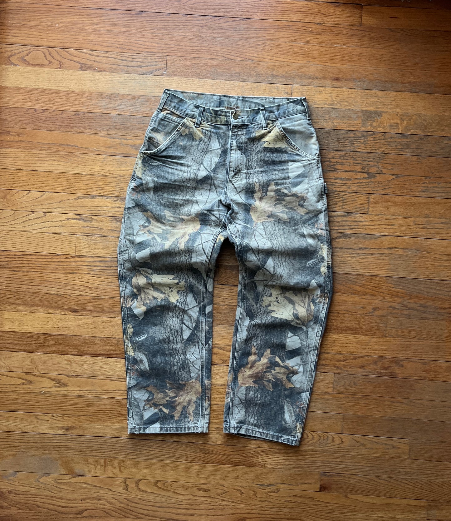 Faded Realtree Carhartt Carpenter Pants - 32 x 29