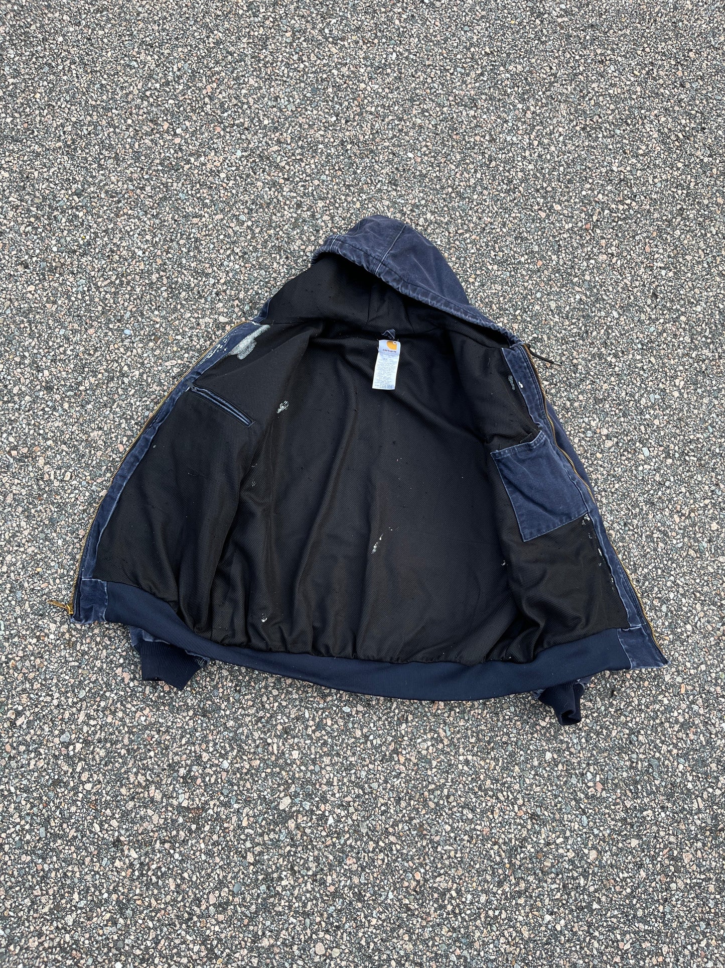 Faded Midnight Blue Carhartt Active Jacket - Boxy L-XL