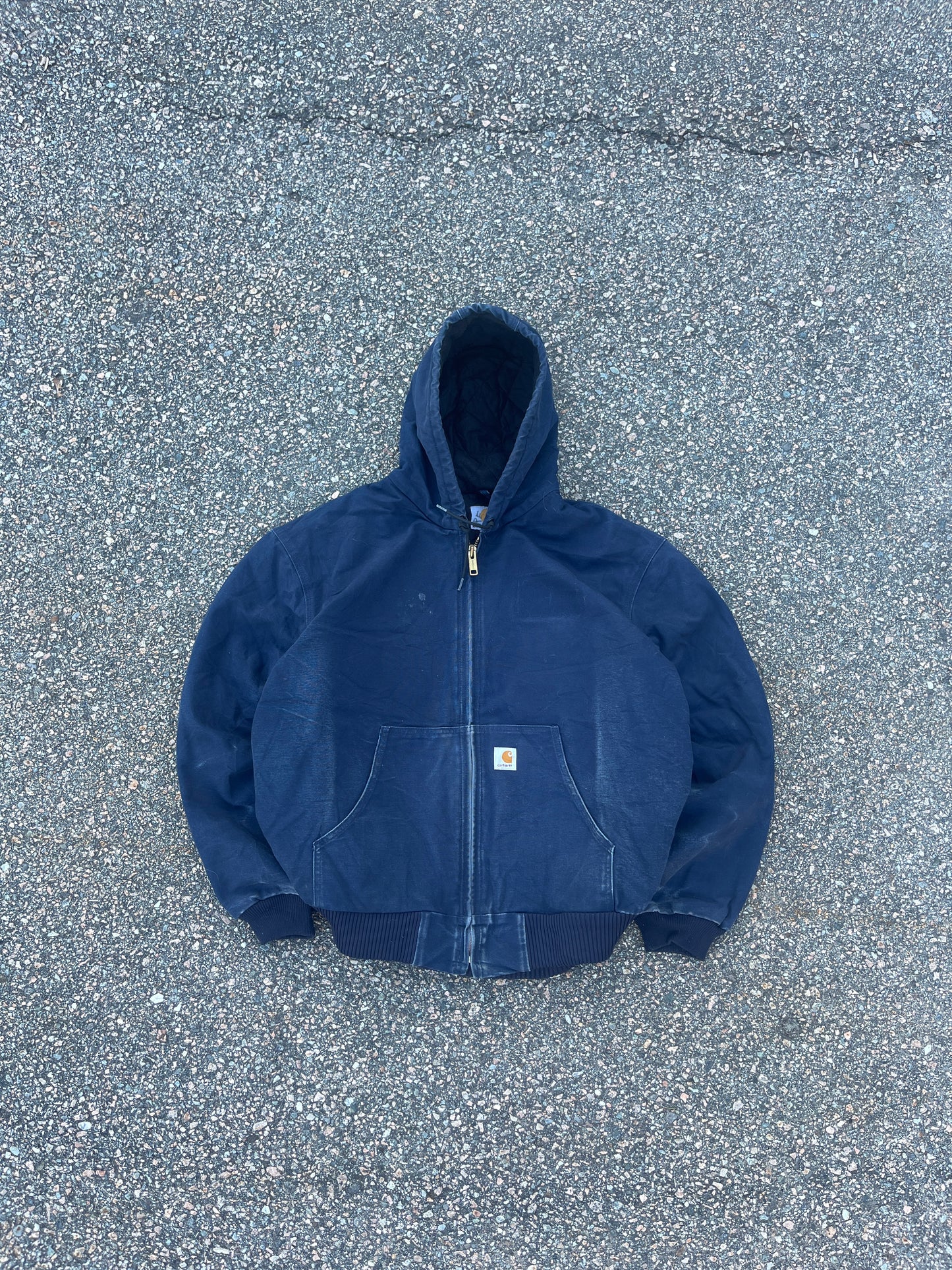 Faded Navy Blue Carhartt Active Jacket - 2XL