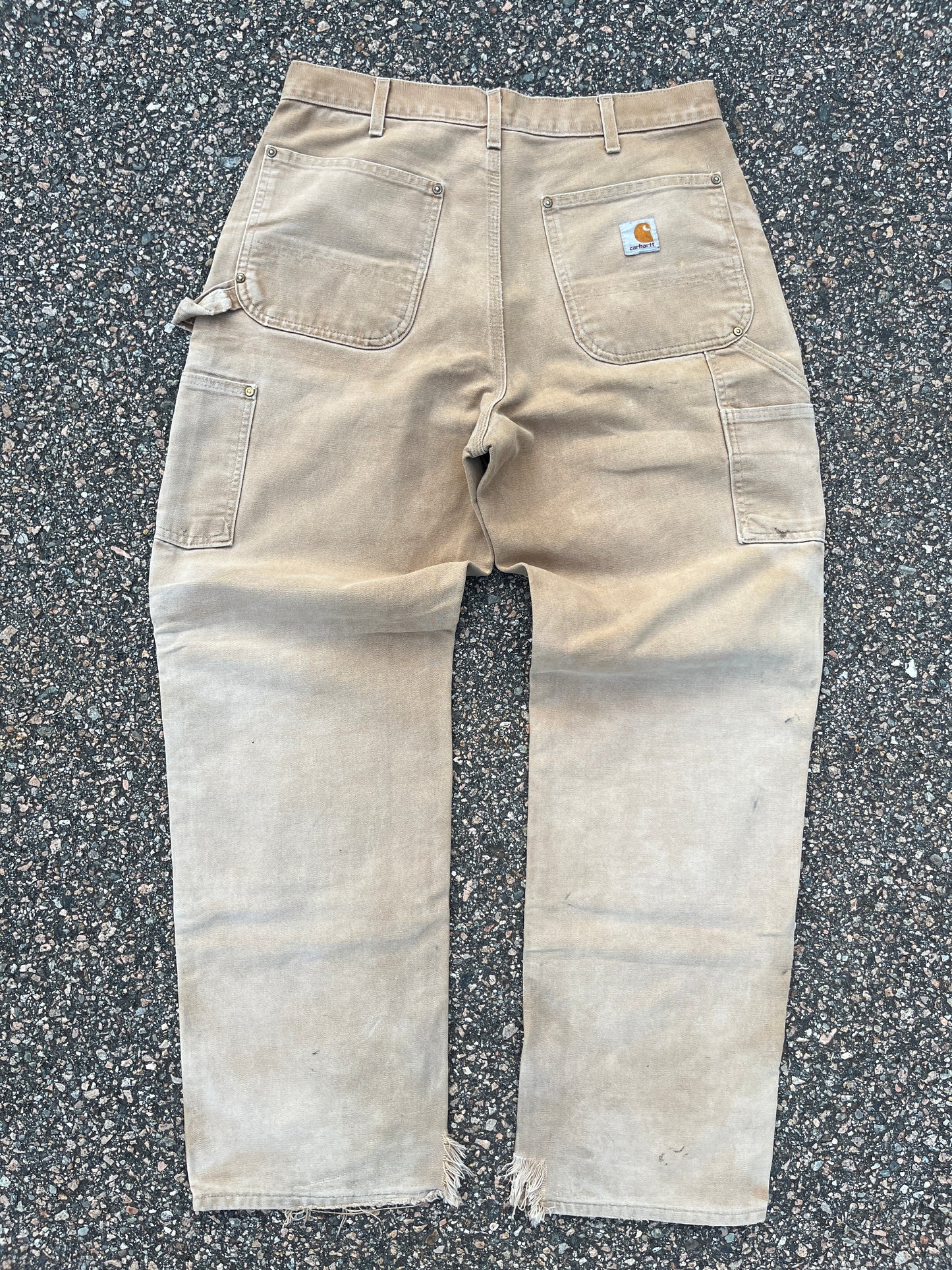 褪色棕褐色 Carhartt 双膝裤 - 31 x 30.5