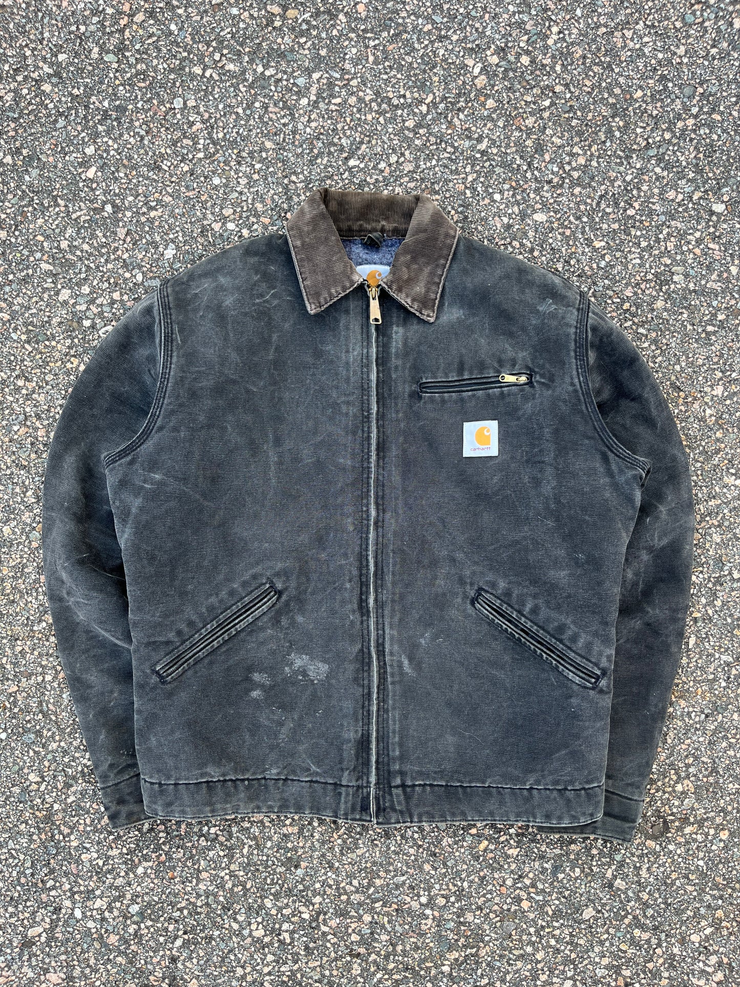 Faded Black Carhartt Detroit Jacket - Medium Tall