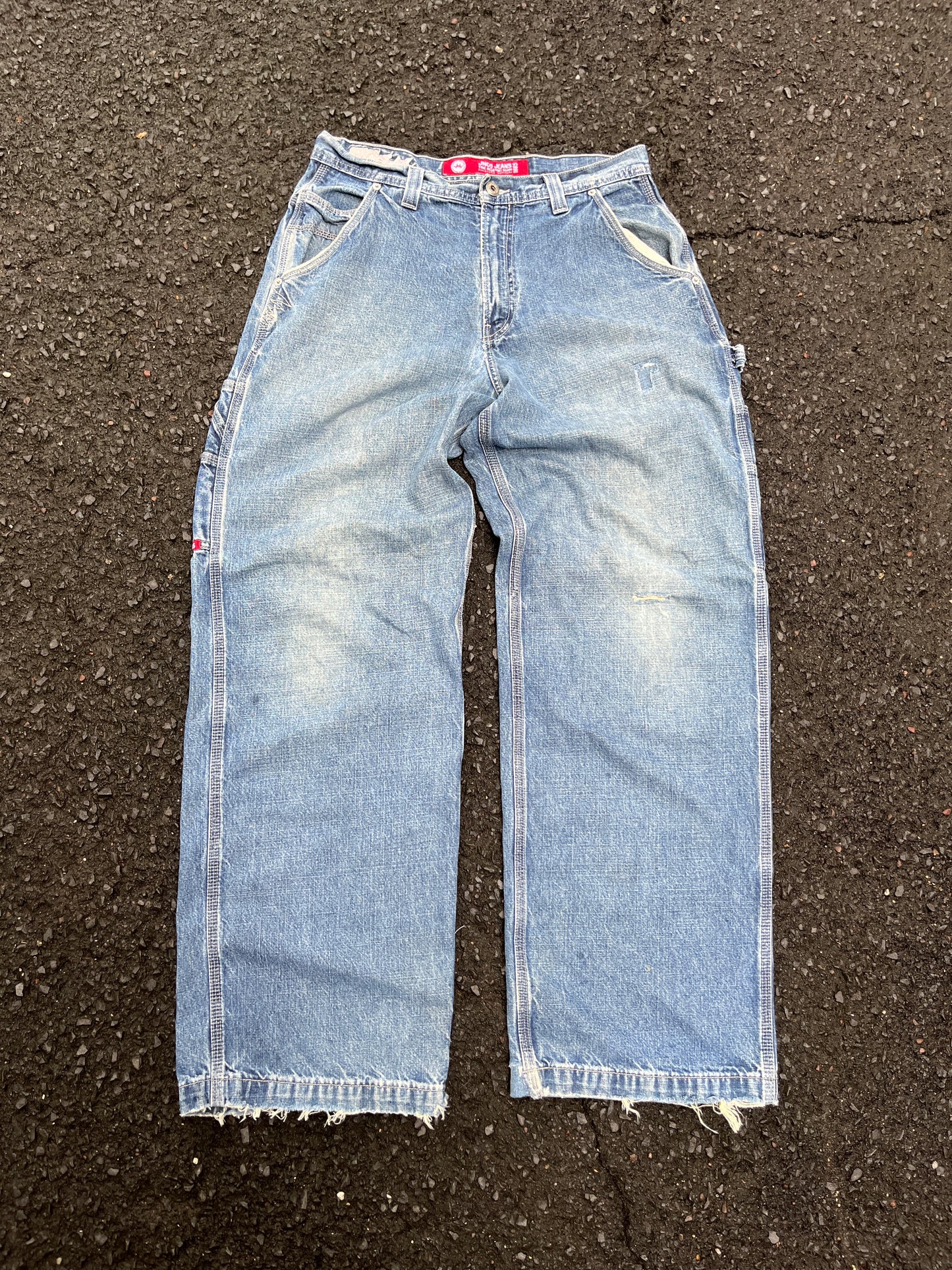 ヴィンテージ フェード Jnco トライバル カーペンター グレイル - 33.5 x 33