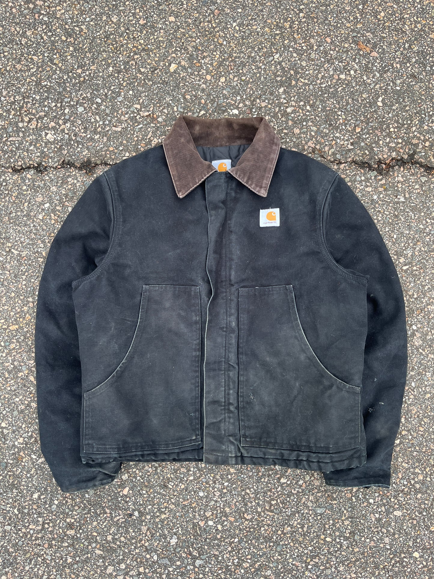 Faded Black Carhartt Arctic Jacket - Medium